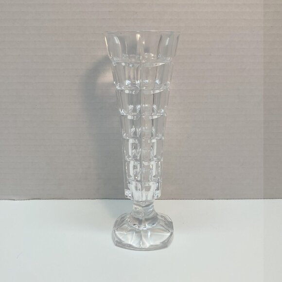 Cristal d'Arques Durand Vintage Footed Vase, Soliflor, 9 inches / 24% Lead - Picture 6 of 6
